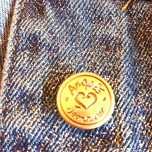 Vintage denim jacket & pants/belt set. Brand- Angel's.. New,see description - Picture 4 of 15